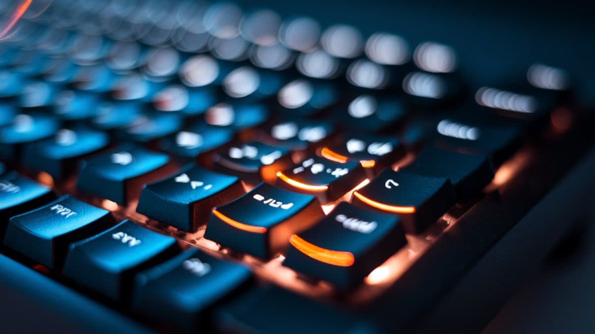 Developer coding a website on a laptop